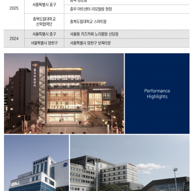 연도별 주요실적 (조달)